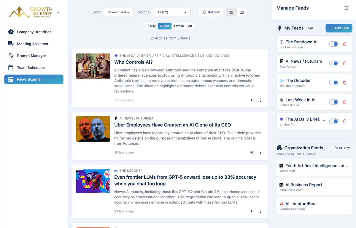 News Scanner screenshot
